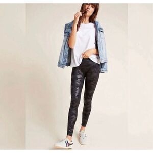 Spanx Faux Leather Camo Matte Leggings, Women’s XS